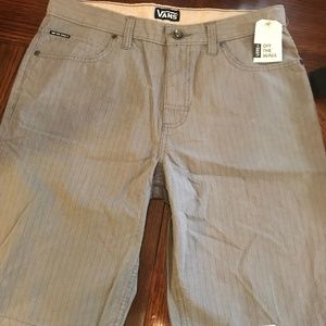 Vans Grey Shorts Size 30 NWT
